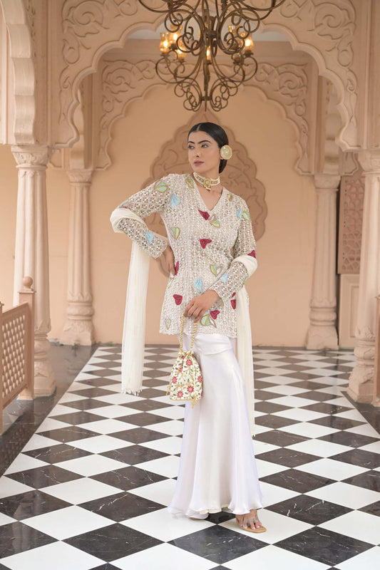 Opal Elegance Sharara Set