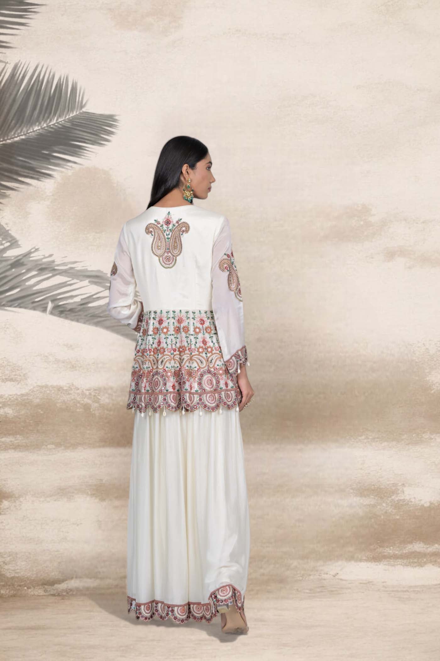 Ethereal Garden Sharara Set