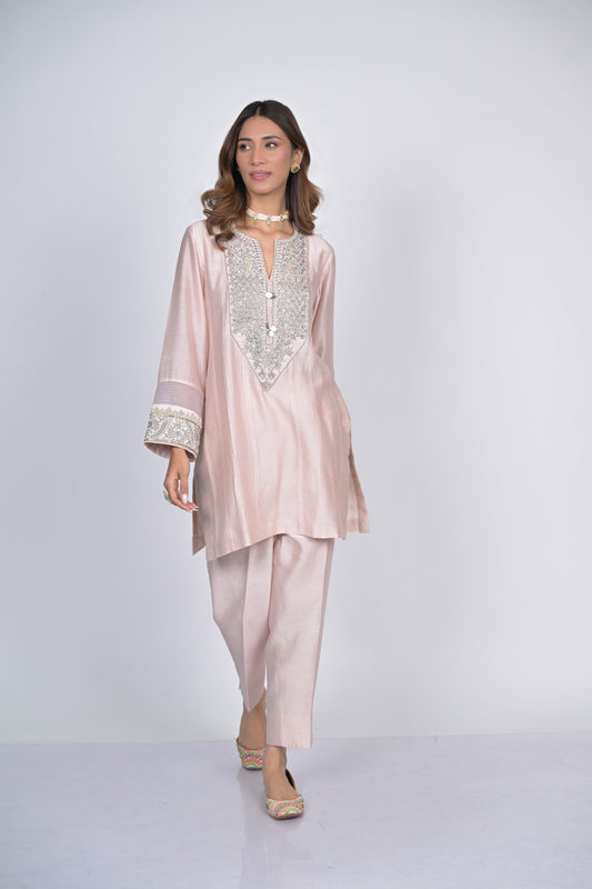 Blush Elegance Kurta Set