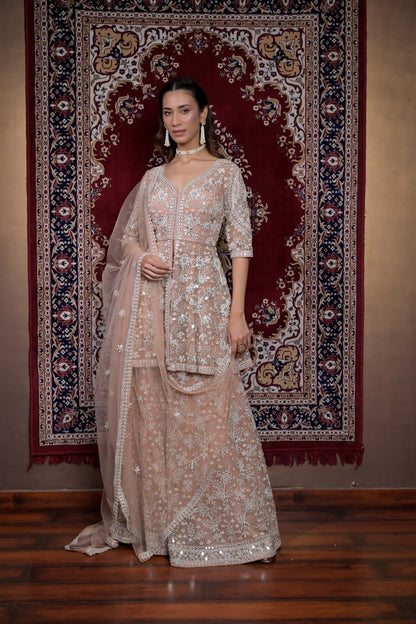 Ethereal Splendor Sharara Set