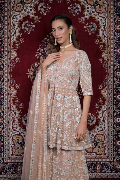 Ethereal Splendor Sharara Set